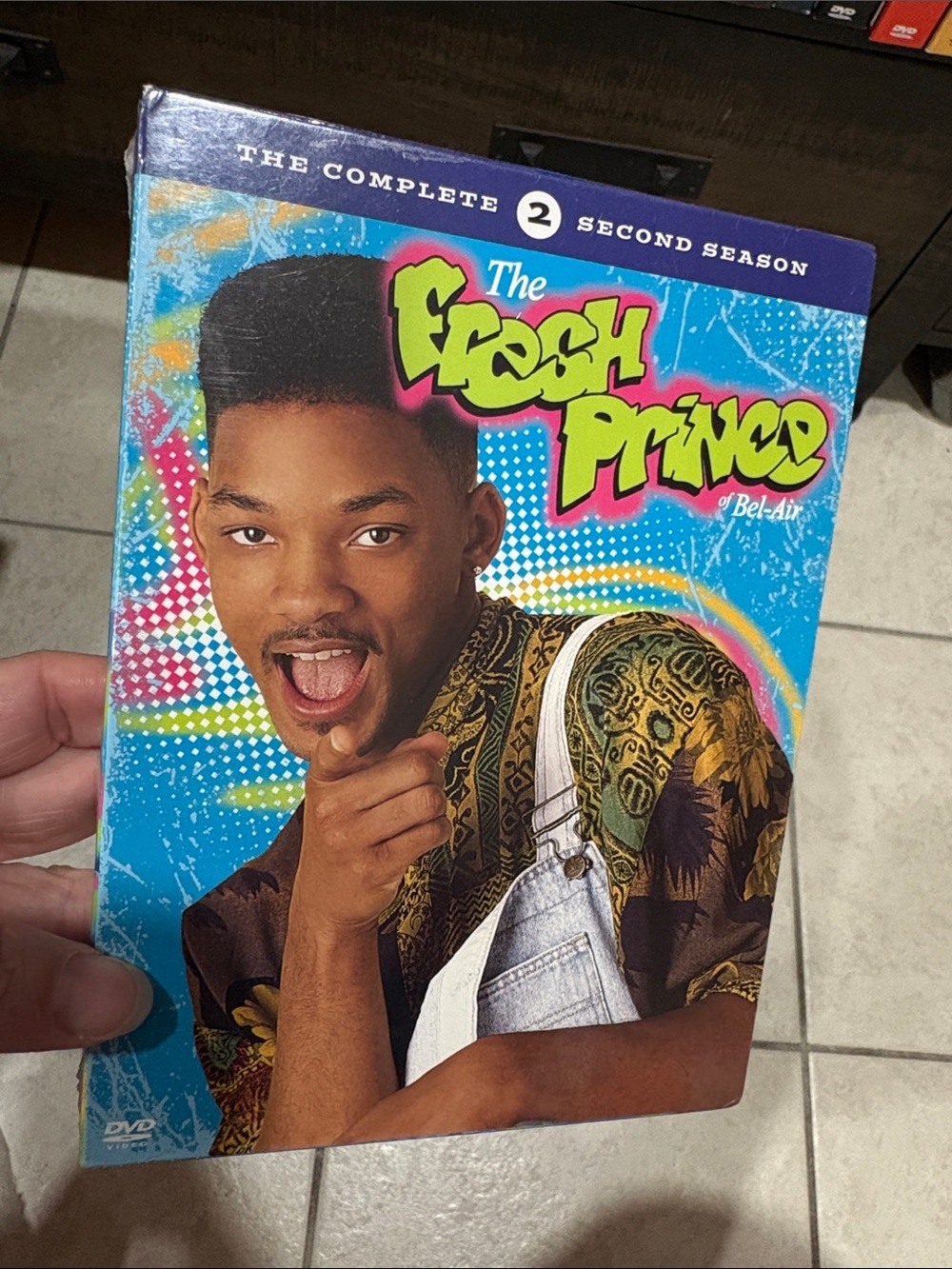 The Fresh Prince of Bel-Air Season 2 DVD - Colorful Cover